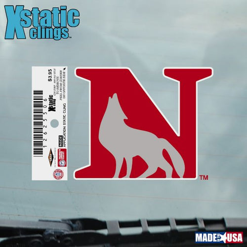 Newberry College Wolves Cling Decal