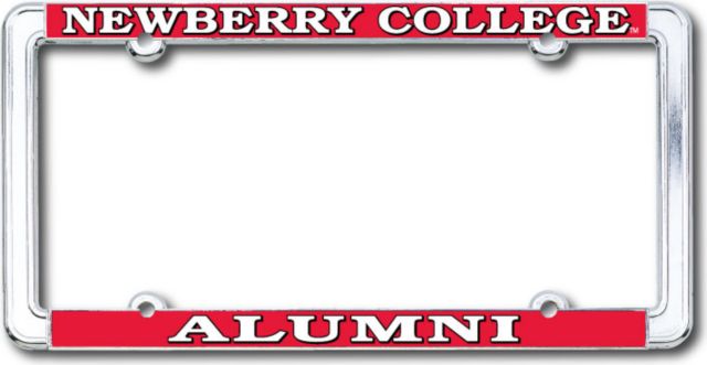 Newberry College Alumni Thin Dome License Plate Frame