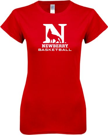 Newberry Next Level Ladies SoftStyle Junior Fitted Tee Basketball - ONLINE ONLY