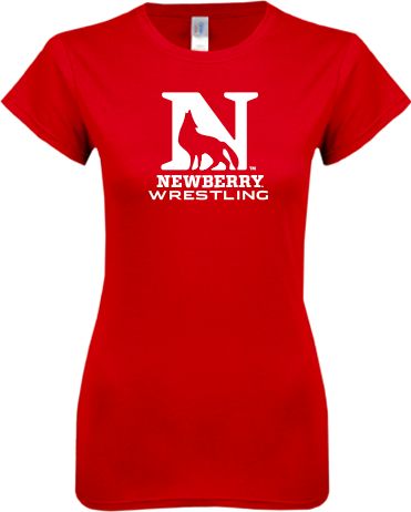 Newberry Next Level Ladies SoftStyle Junior Fitted Tee Wrestling - ONLINE ONLY