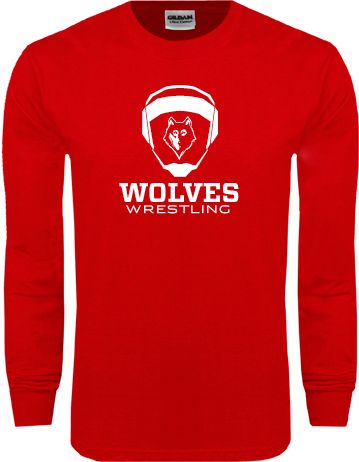Newberry Long Sleeve T Shirt Wrestling Design - ONLINE ONLY